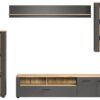 TV-Lowboard Esteban anthrazit Eiche Evoke Coast Nachbildung B/H/T: ca. 210x43x41 cm – Bild 2