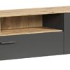 TV-Lowboard Esteban anthrazit Eiche Evoke Coast Nachbildung B/H/T: ca. 210x43x41 cm – Bild 5