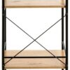 Regal Eiche Nachbildung schwarz B/H/T: ca. 34x62x27 cm Regal Eiche Nachbildung schwarz B/H/T: ca. 34x62x27 cm – Bild 4