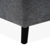 Ecksofa mit Bettfunktion und Bettkasten grau Microfaser B/H/T: ca. 235x90x159 cm – Bild 2