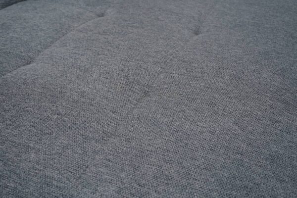 Ecksofa mit Bettfunktion und Bettkasten grau Microfaser B/H/T: ca. 235x90x159 cm – Bild 4