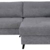 Ecksofa mit Bettfunktion und Bettkasten grau Microfaser B/H/T: ca. 235x90x159 cm – Bild 5