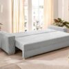 Schlafsofa Turin silber Kunststoff B/H/T: ca. 240x74x95 cm – Bild 2