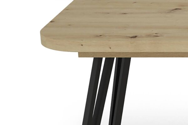 Tisch LIFE Eiche Artisan Nachbildung B/H/T: ca. 160x76x90 cm – Bild 3