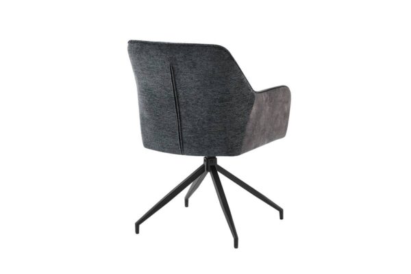 Stuhl JACKY 2er-Set anthrazit B/H/T: ca. 62x87x56 cm – Bild 3