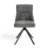 Stuhl CALIFORNIA 2er-Set anthrazit Webstoff B/H/T: ca. 50x89x56 cm Stuhl CALIFORNIA 2er-Set anthrazit Webstoff B/H/T: ca. 50x89x56 cm – Bild 5