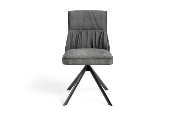 Stuhl CALIFORNIA 2er-Set anthrazit Webstoff B/H/T: ca. 50x89x56 cm Stuhl CALIFORNIA 2er-Set anthrazit Webstoff B/H/T: ca. 50x89x56 cm – Bild 5