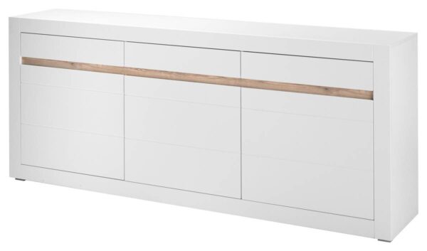 Sideboard Chester weiß matt B/H/T: ca. 217x90x42 cm – Bild 3