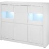 Highboard Chester weiß matt B/H/T: ca. 165x132x42 cm – Bild 5