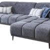 Ecksofa mit elektrischer Sitztiefenverstellung dunkelgrau Microfaser B/H/T: ca. 286x107x115 cm – Bild 2