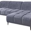 Ecksofa mit elektrischer Sitztiefenverstellung dunkelgrau Microfaser B/H/T: ca. 286x107x115 cm – Bild 4