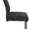 Schwingstuhl Merkur anthrazit Microfaser B/H/T: ca. 47x99x63 cm – Bild 2