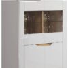 Highboard Marlon Eiche Evoke Coast Nachbildung weiß Hochglanz B/H/T: ca. 96x132x39 cm – Bild 4