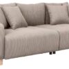 Big Sofa Alpha New dunkelbeige Microfaser B/H/T: ca. 244x85x112 cm – Bild 2