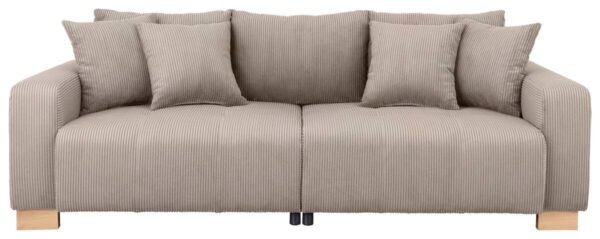 Big Sofa Alpha New dunkelbeige Microfaser B/H/T: ca. 244x85x112 cm – Bild 3