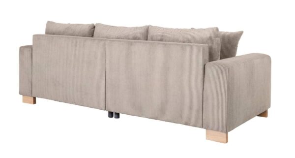 Big Sofa Alpha New dunkelbeige Microfaser B/H/T: ca. 244x85x112 cm – Bild 4