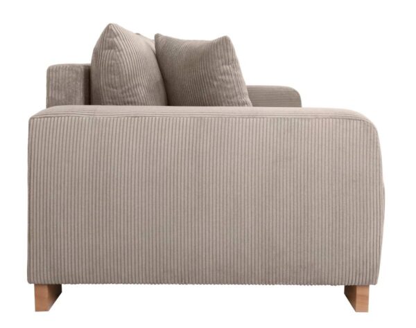 Big Sofa Alpha New dunkelbeige Microfaser B/H/T: ca. 244x85x112 cm – Bild 5