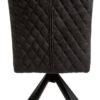 Stuhl Georgia anthrazit Microfaser B/H/T: ca. 47x95x46 cm – Bild 2