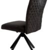 Stuhl Georgia anthrazit Microfaser B/H/T: ca. 47x95x46 cm – Bild 4