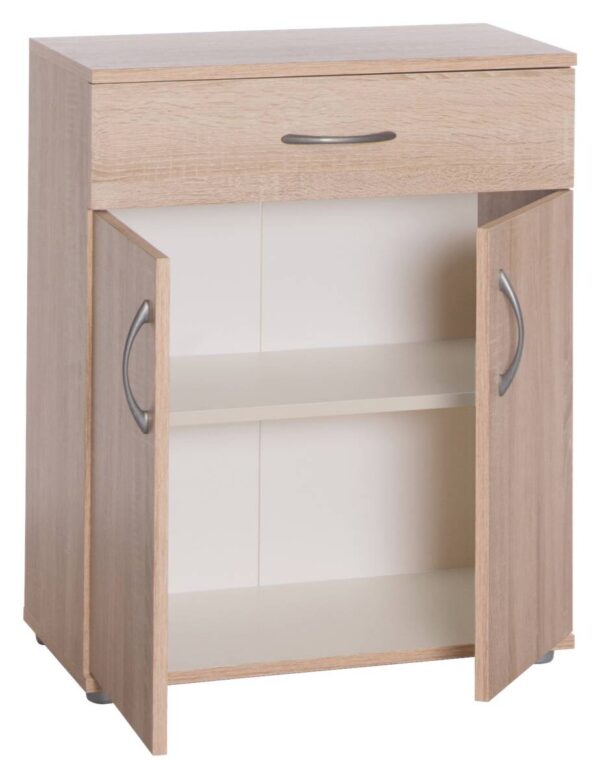 Kommode Peggy 2 Eiche Sonoma Nachbildung B/H/T: ca. 57x69x29 cm – Bild 4