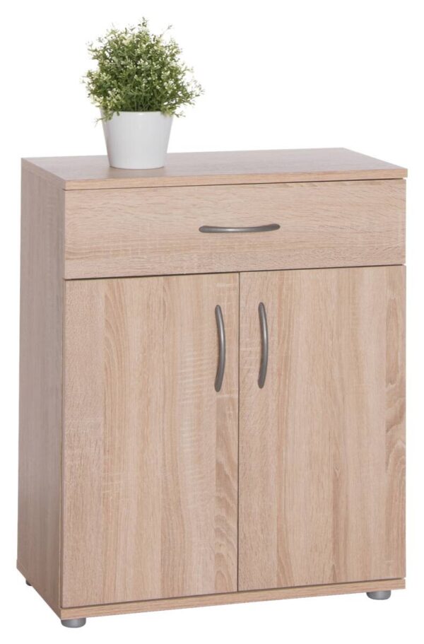 Kommode Peggy 2 Eiche Sonoma Nachbildung B/H/T: ca. 57x69x29 cm – Bild 5