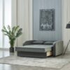 Schlafsofa Moleron grau Polyester B/H/T: ca. 171x94x111 cm – Bild 5