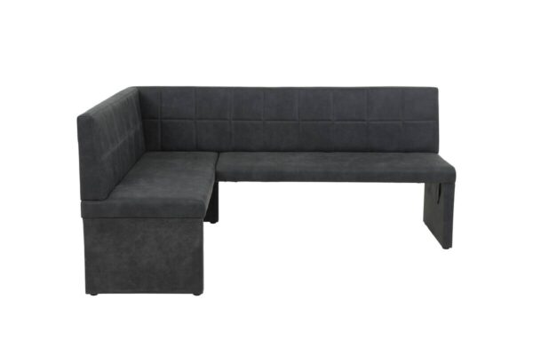 Eckbank Melanie anthrazit Vintage Optik B/H/T: ca. 140x90x200 cm – Bild 3