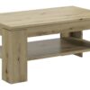 Couchtisch Titan Eiche Artisan Nachbildung B/H/T: ca. 100x45x60 cm – Bild 4