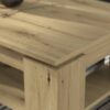 Couchtisch Titan Eiche Artisan Nachbildung B/H/T: ca. 100x45x60 cm – Bild 5