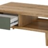 Couchtisch Alva Eiche Evoke Coast Nachbildung salbei B/H/T: ca. 107x46x67 cm – Bild 2