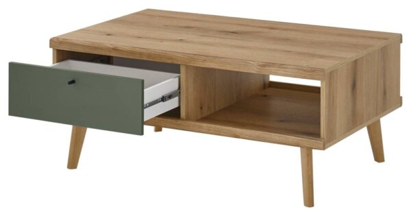 Couchtisch Alva Eiche Evoke Coast Nachbildung salbei B/H/T: ca. 107x46x67 cm – Bild 2