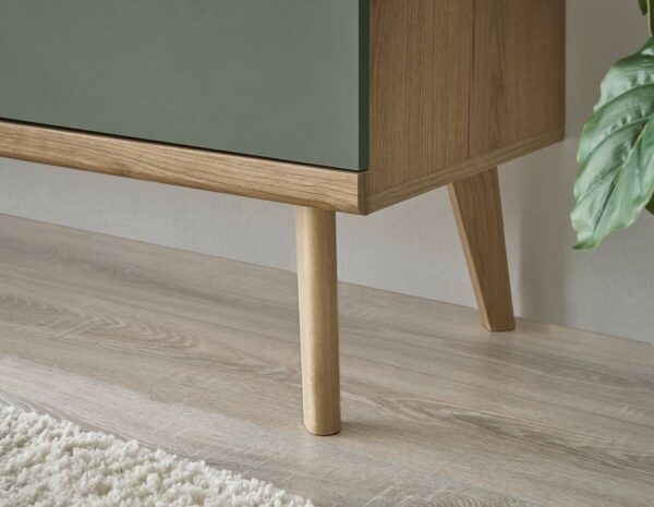 Lowboard Alva Eiche Evoke Coast Nachbildung salbei B/H/T: ca. 160x50x40 cm – Bild 2