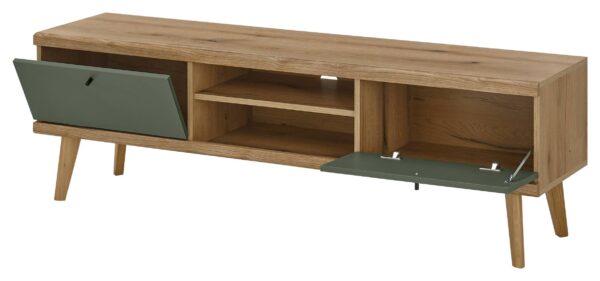 Lowboard Alva Eiche Evoke Coast Nachbildung salbei B/H/T: ca. 160x50x40 cm – Bild 3