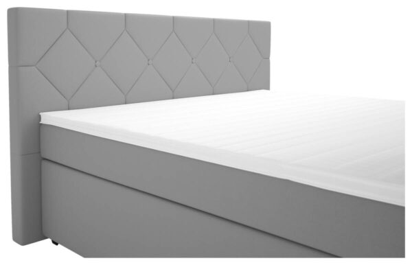 Boxspringbett Wien grau Liegefläche B/L: ca. 180x200 cm – Bild 2