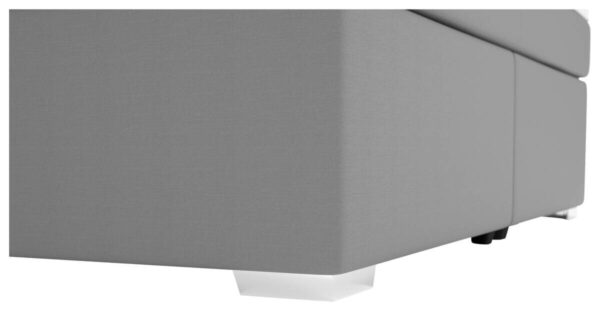 Boxspringbett Wien grau Liegefläche B/L: ca. 180x200 cm – Bild 3