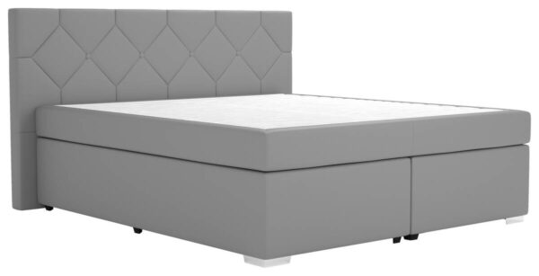 Boxspringbett Wien grau Liegefläche B/L: ca. 180x200 cm – Bild 4