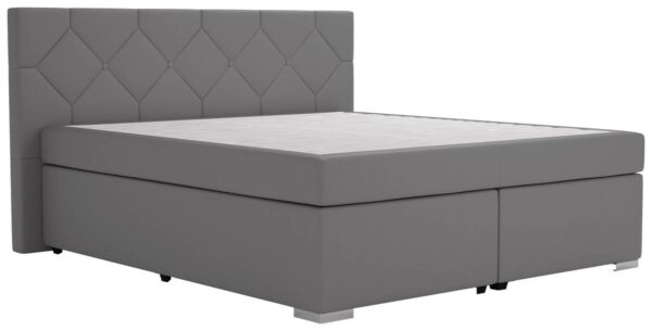 Boxspringbett Wien grau Liegefläche B/L: ca. 180x200 cm – Bild 5