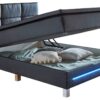 Boxbett Catania schwarz Liegefläche B/L: ca. 140x200 cm – Bild 3