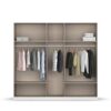 Kleiderschrank Jubi Alpinweiß grau B/H/T: ca. 226x210x54 cm Kleiderschrank Jubi Alpinweiß grau B/H/T: ca. 226x210x54 cm – Bild 3