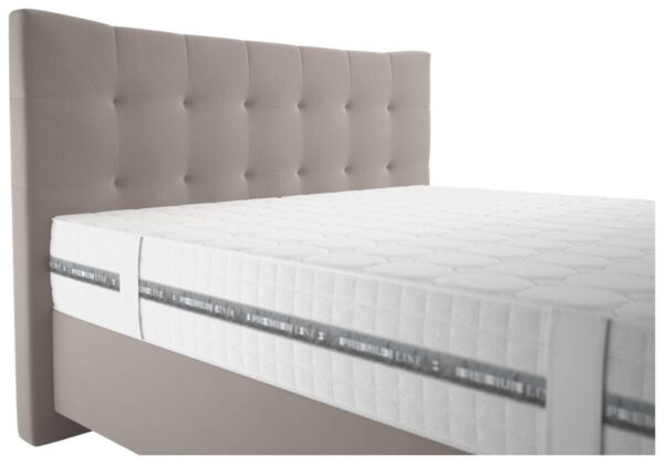 Boxspringbett Domino creme Liegefläche B/L: ca. 180x200 cm – Bild 4