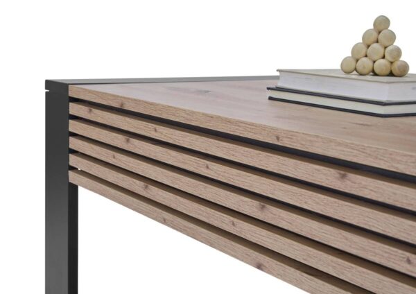 Couchtisch Felipe Eiche Artisan Nachbildung B/H/T: ca. 107x42x60 cm Couchtisch Felipe Eiche Artisan Nachbildung B/H/T: ca. 107x42x60 cm – Bild 3