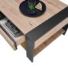 Couchtisch Felipe Eiche Artisan Nachbildung B/H/T: ca. 107x42x60 cm Couchtisch Felipe Eiche Artisan Nachbildung B/H/T: ca. 107x42x60 cm – Bild 5