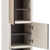 Regal Alexa creme beige B/H/T: ca. 76x165,1x33,1 cm – Bild 4