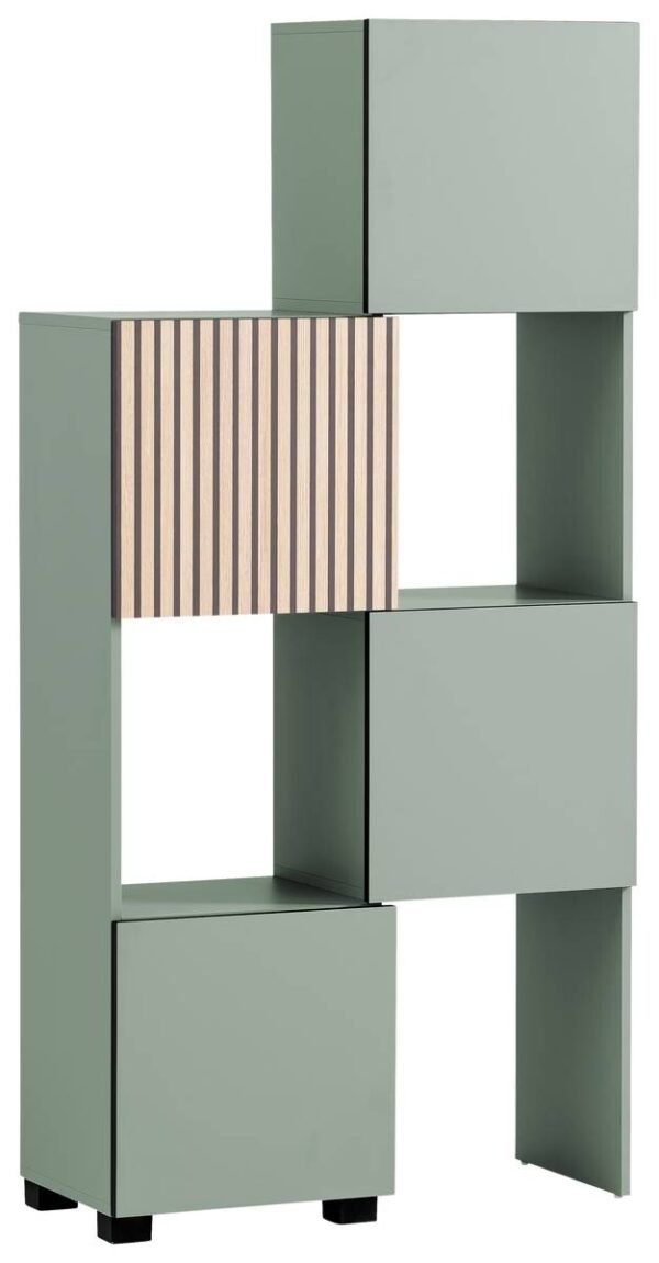 Regal Alexa Pistazie B/H/T: ca. 76x165,1x33,1 cm – Bild 5