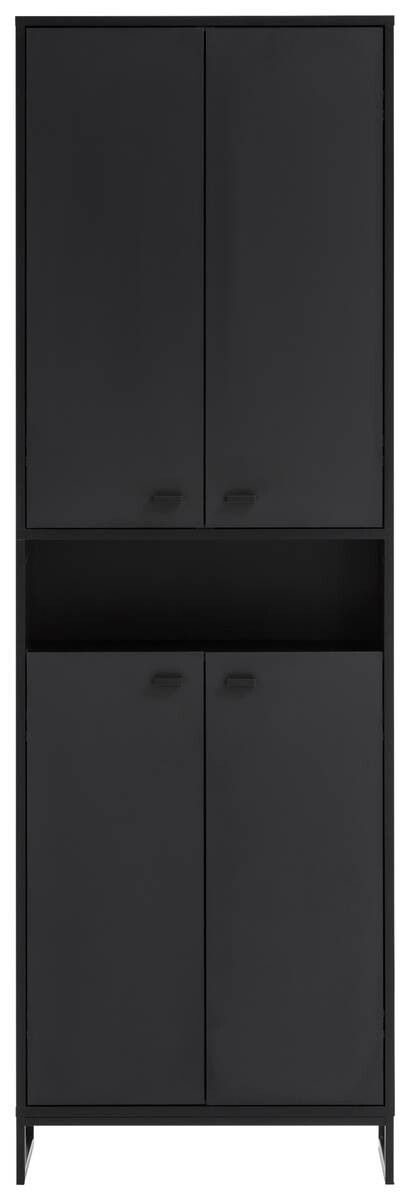 Schuhschrank Janne schwarz matt B/H/T: ca. 60,2x185,5x33 cm – Bild 3