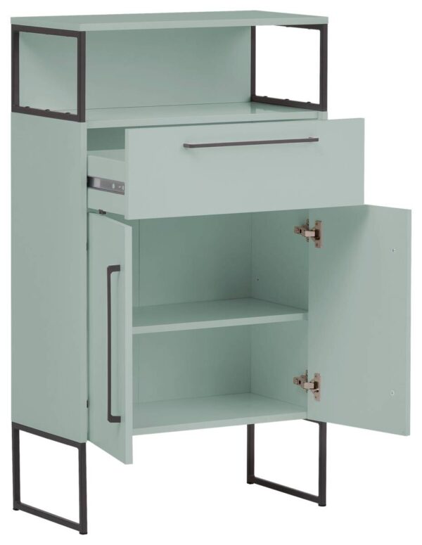 Midischrank Limone mint B/H/T: ca. 65,2x112,6x33,1 cm – Bild 3