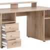 Schreibtisch Niels Wildeiche Nachbildung B/H/T: ca. 150x86,7x70 cm Schreibtisch Niels Wildeiche Nachbildung B/H/T: ca. 150x86,7x70 cm – Bild 2