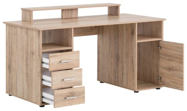 Schreibtisch Niels Wildeiche Nachbildung B/H/T: ca. 150x86,7x70 cm Schreibtisch Niels Wildeiche Nachbildung B/H/T: ca. 150x86,7x70 cm – Bild 2