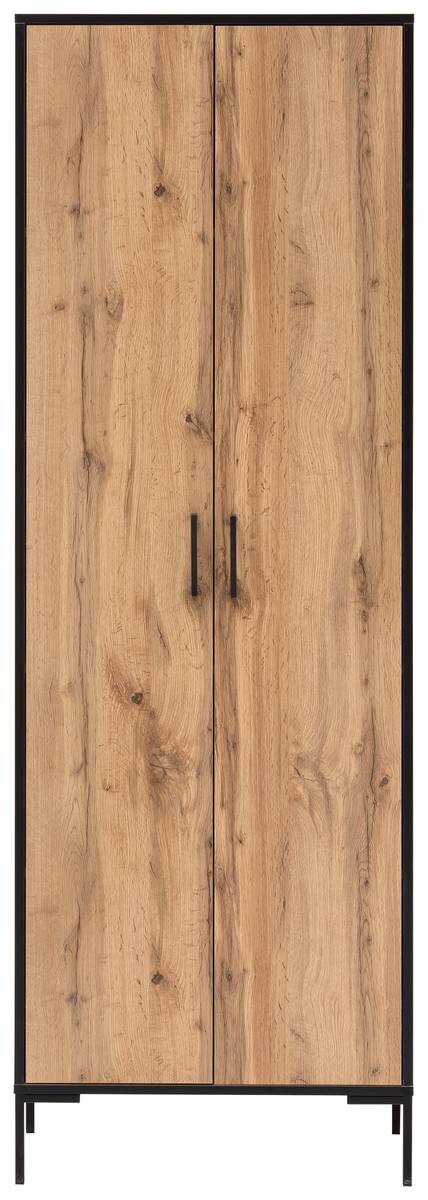 Hochschrank Serie 2000 Eiche Landhaus Nachbildung B/H/T: ca. 65,2x194,2x39 cm Hochschrank Serie 2000 Eiche Landhaus Nachbildung B/H/T: ca. 65,2x194,2x39 cm – Bild 4