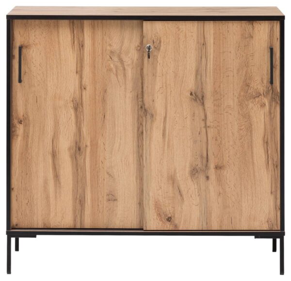 Midischrank Serie 2000 Eiche Landhaus Nachbildung B/H/T: ca. 100,1x96,6x41 cm Midischrank Serie 2000 Eiche Landhaus Nachbildung B/H/T: ca. 100,1x96,6x41 cm – Bild 2